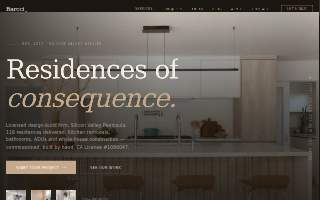 Barcci Builders website