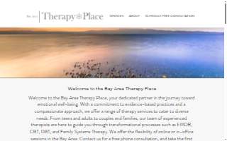 Bay Area Therapy Place website