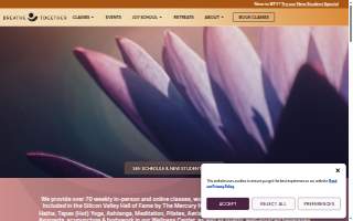 Breathe Together Yoga website