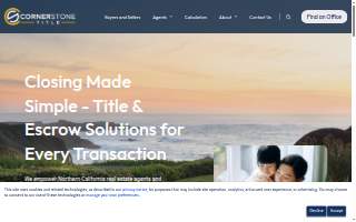 CornerStone Title Company website
