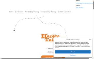 Happy Tails to You Dog Training of Los Gatos website