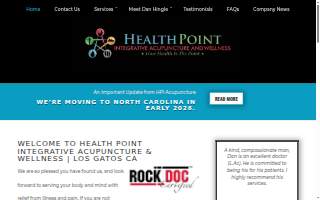 Health Point Integrative Acupuncture & Wellness website