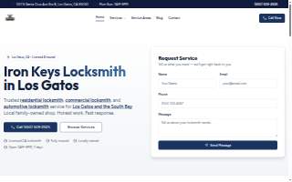 Iron Keys Locksmith website