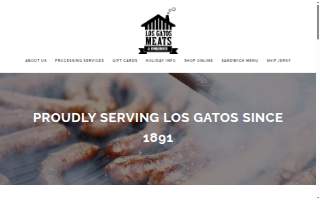 Los Gatos Meats & Smoke House website