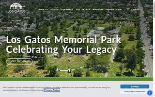 Los Gatos Memorial Park website