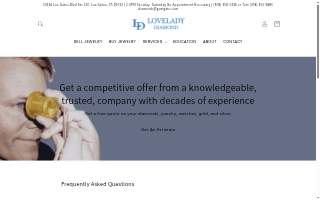 Lovelady Diamond Jewelry & Gold Buyers website
