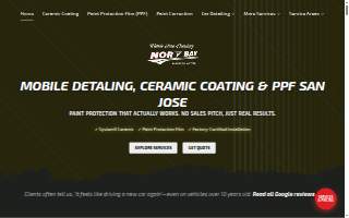 Nor Bay Mobile Detailing website
