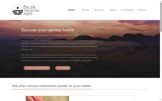 Pacific Healing Arts website
