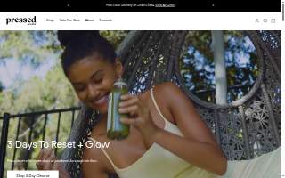 Pressed Juicery website