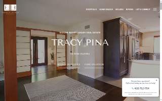 Tracy Pina Real Estate website