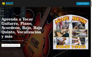 Agape Music Center website