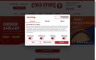 Cold Stone Creamery of Madera website