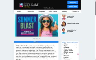Kids Kare Madera website