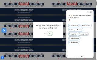 Maison Law Accident and Injury Lawyers of Madera website