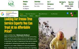 Maldonado Brothers Tree Service of Madera website