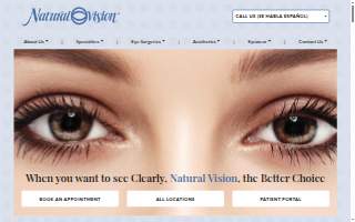 Natural Vision of Madera website