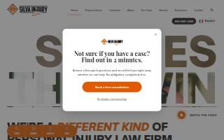 Silva Injury Law, Inc. of Madera website