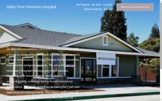 Valley View Veterinary Hospital website