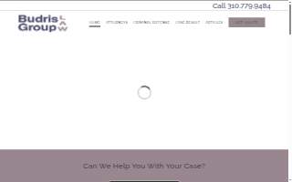 Budris Law Group, PC website