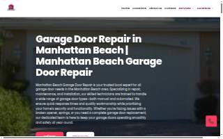 Manhattan Beach Garage Door Repair website