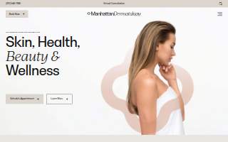 Manhattan Dermatology of Manhattan Beach website