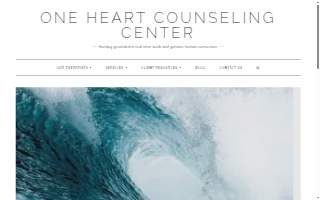 One Heart Counseling Center website