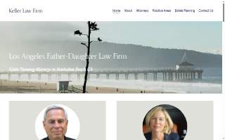 The Keller Law Firm website