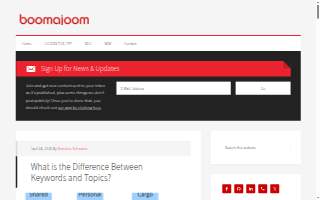 Boomajoom website