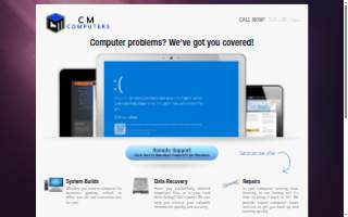 CM Computers website