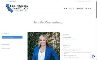 Coenenberg Family Law website