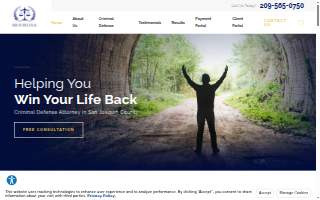 Krueger Legal of Manteca website