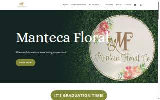 Manteca Floral Co website