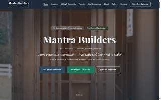 Mantra Builders website