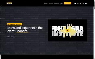 The Bhangra Institute website