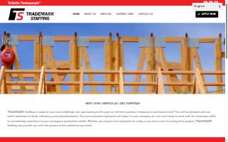 Trademark Staffing website