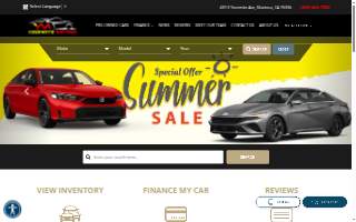 Yosemite Motors website