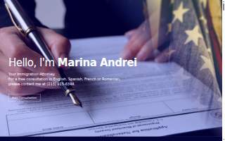 Andrei Law Office of Marina website