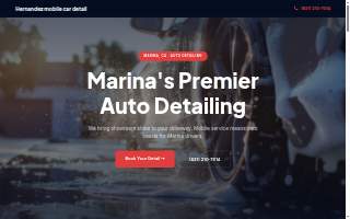 Hernandez mobile car detail website