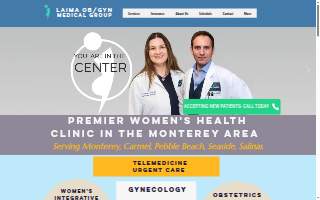 LAiMA OB/GYN Medical Group of Marina website