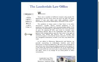 Lauderdale Law Offices of Marina website