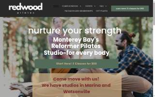 Redwood Pilates: Marina website