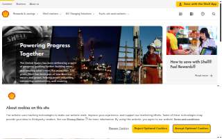 Shell website