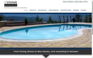 Stowe Contracting website
