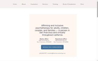 The Marina Counseling Center, Downtown office website