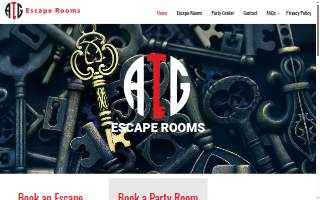 ATG Escape Rooms website