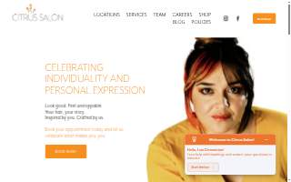 Citrus Salon website