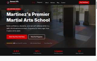 Element ATA Martial Arts website