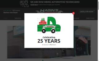 Hagin's Automotive website