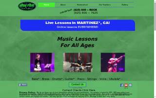 High Five Music Academy website