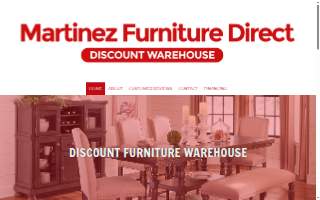 Martinez Furniture Direct website